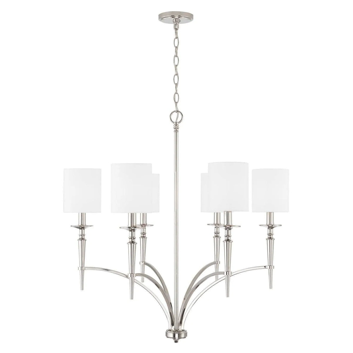 Capital Lighting Fixture Company - Abbie Chandelier - 442661PN-701 | Montreal Lighting & Hardware