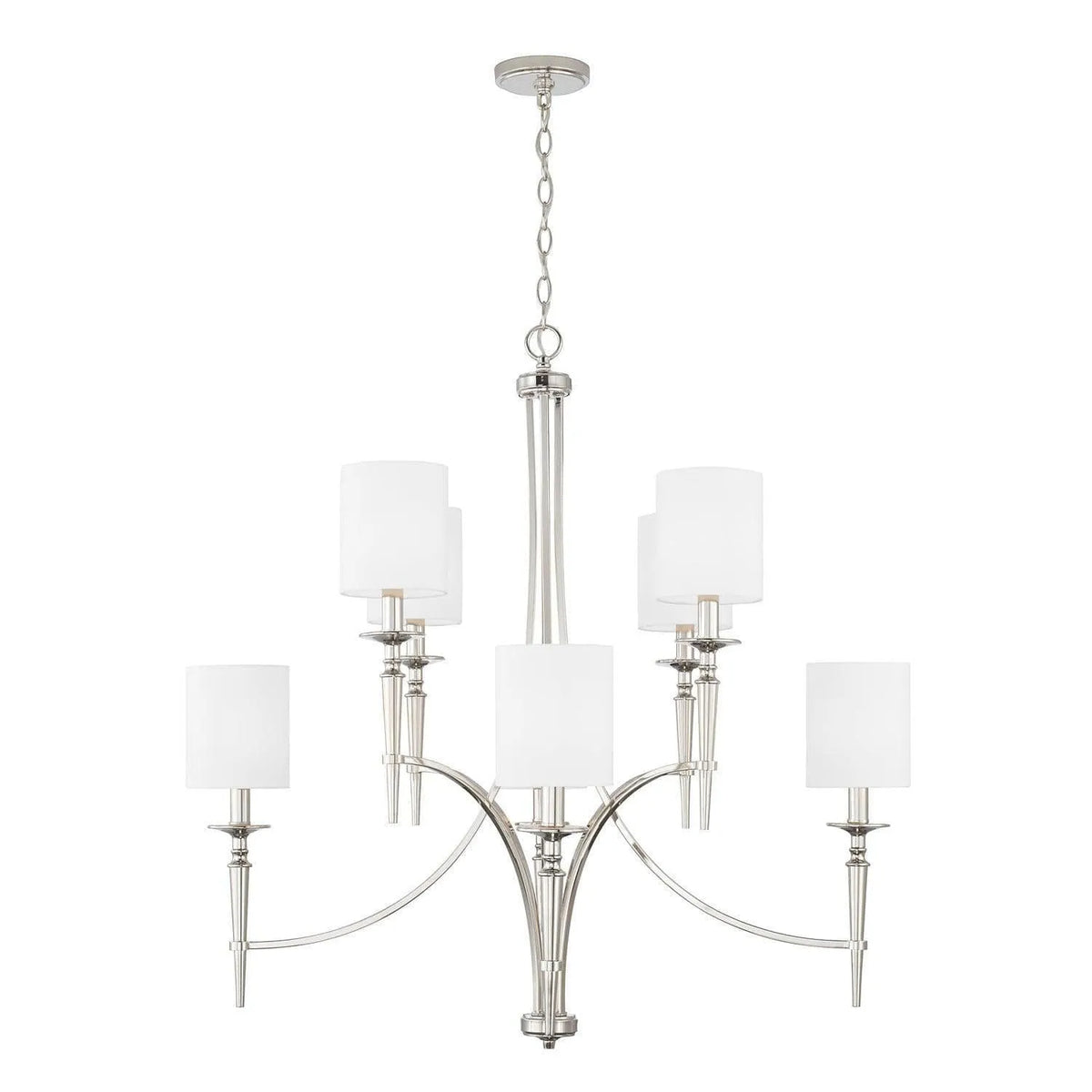 Capital Lighting Fixture Company - Abbie Chandelier - 442681PN-701 | Montreal Lighting & Hardware