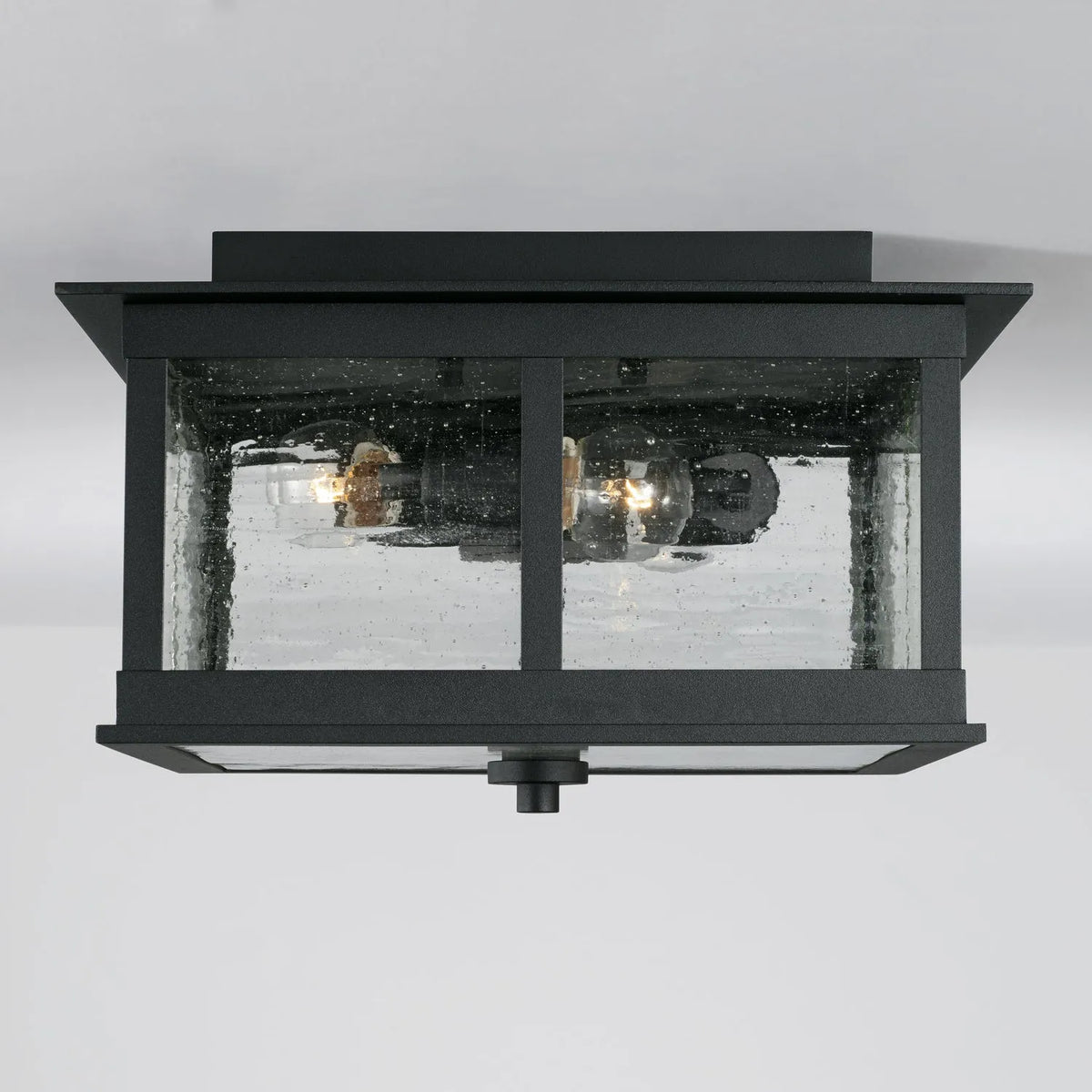 Capital Lighting Fixture Company - Barrett Outdoor Flush Mount - 943836BK | Montreal Lighting & Hardware