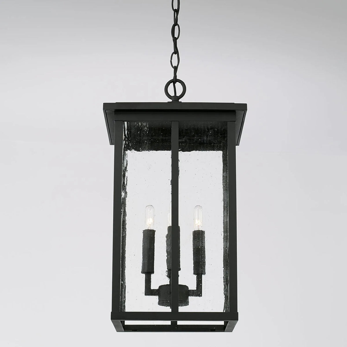 Capital Lighting Fixture Company - Barrett Outdoor Hanging Lantern - 943844BK | Montreal Lighting & Hardware