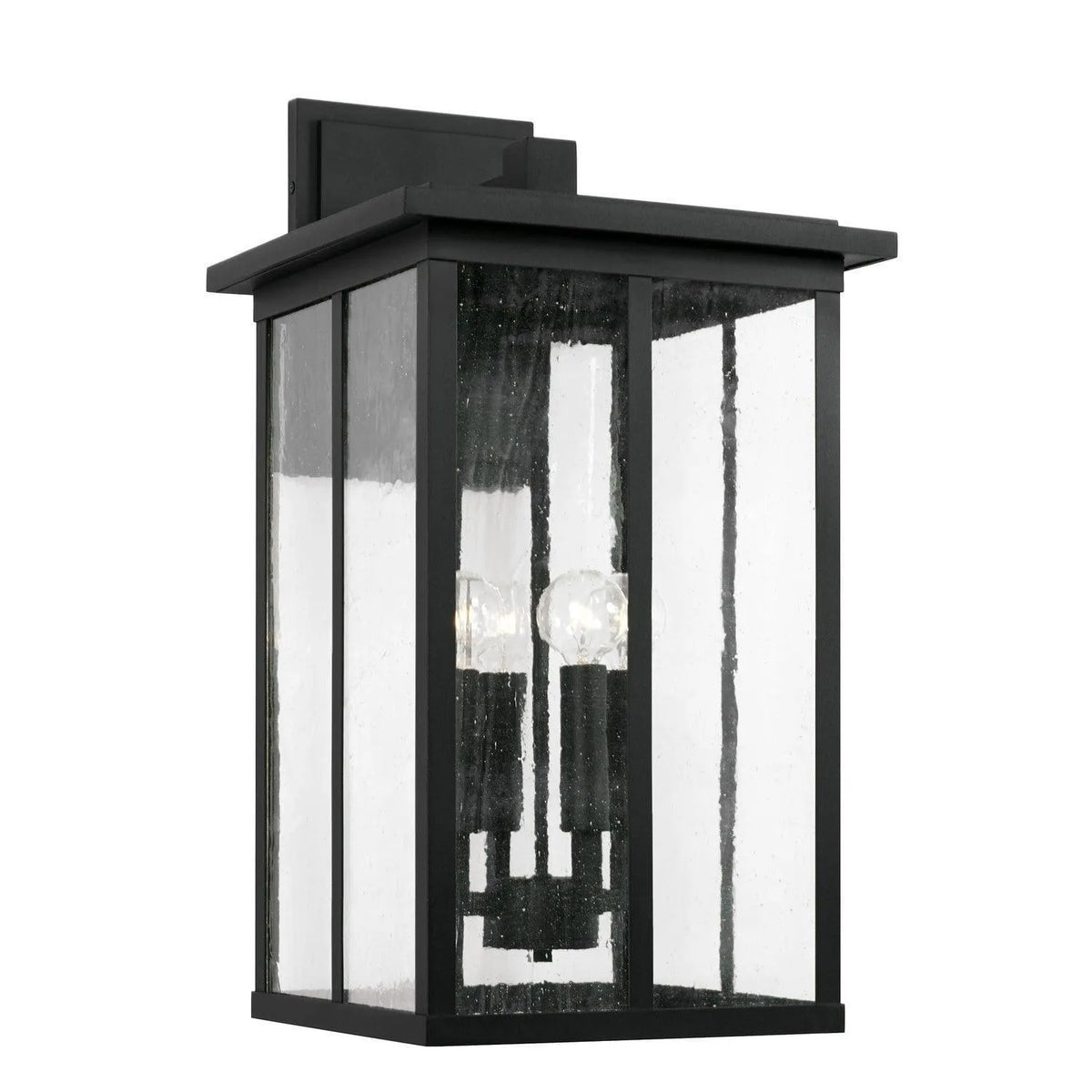 Capital Lighting Fixture Company - Barrett Outdoor Wall Lantern - 943843BK | Montreal Lighting & Hardware