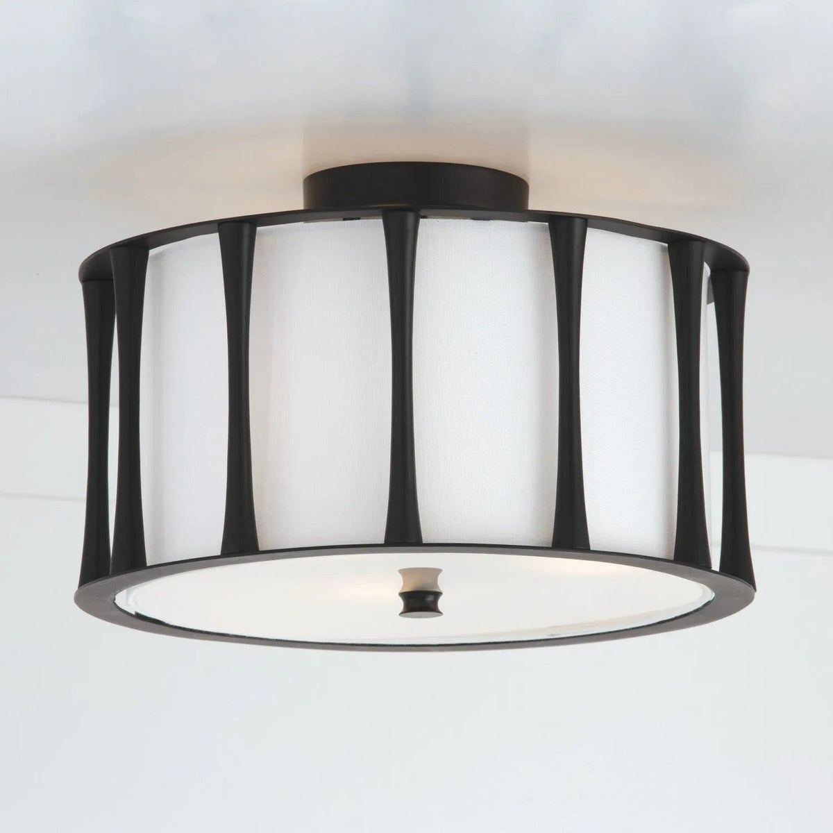 Capital Lighting Fixture Company - Bodie Semi-Flush Mount - 244631BN | Montreal Lighting & Hardware