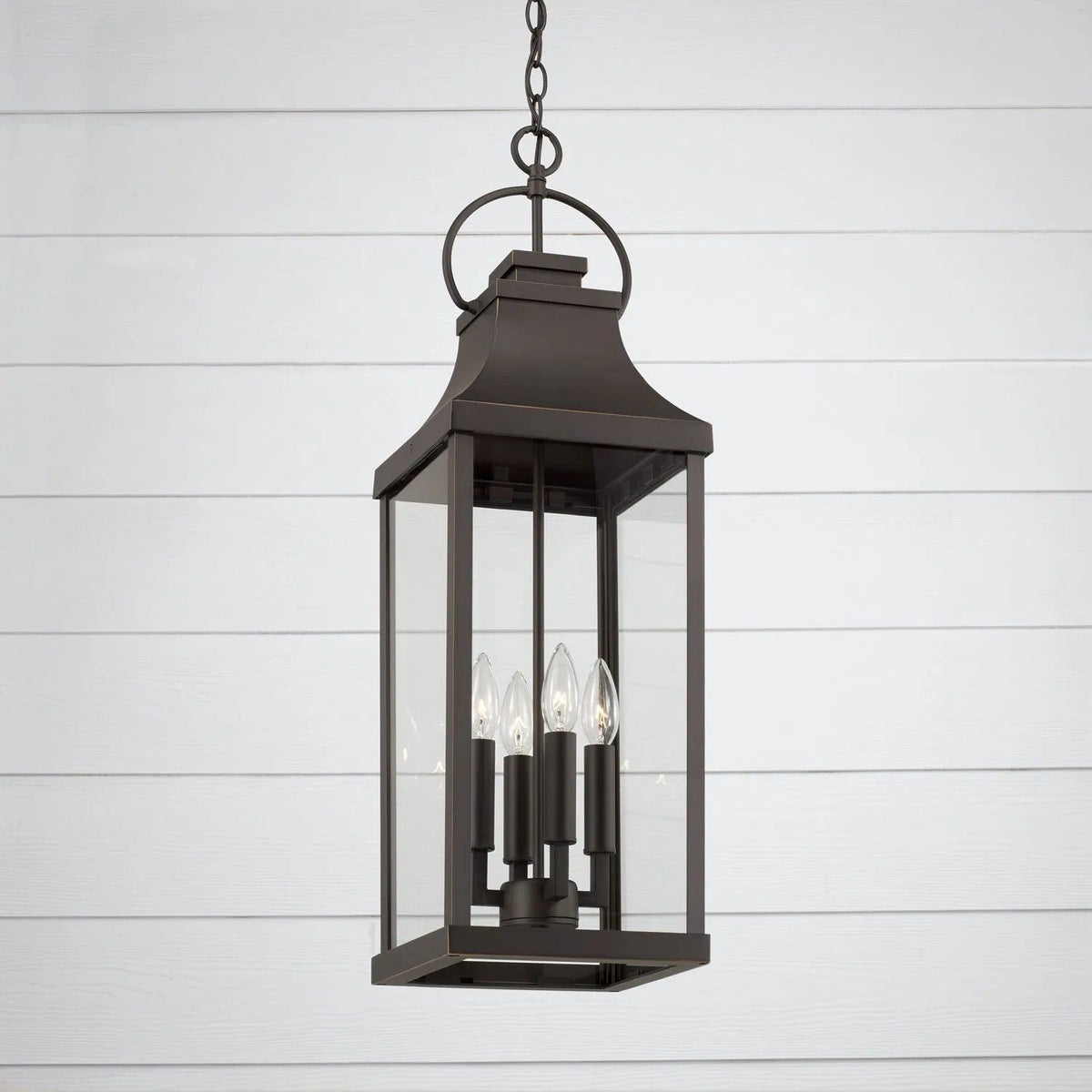 Capital Lighting Fixture Company - Bradford Outdoor Hanging Lantern - 946442BK | Montreal Lighting & Hardware