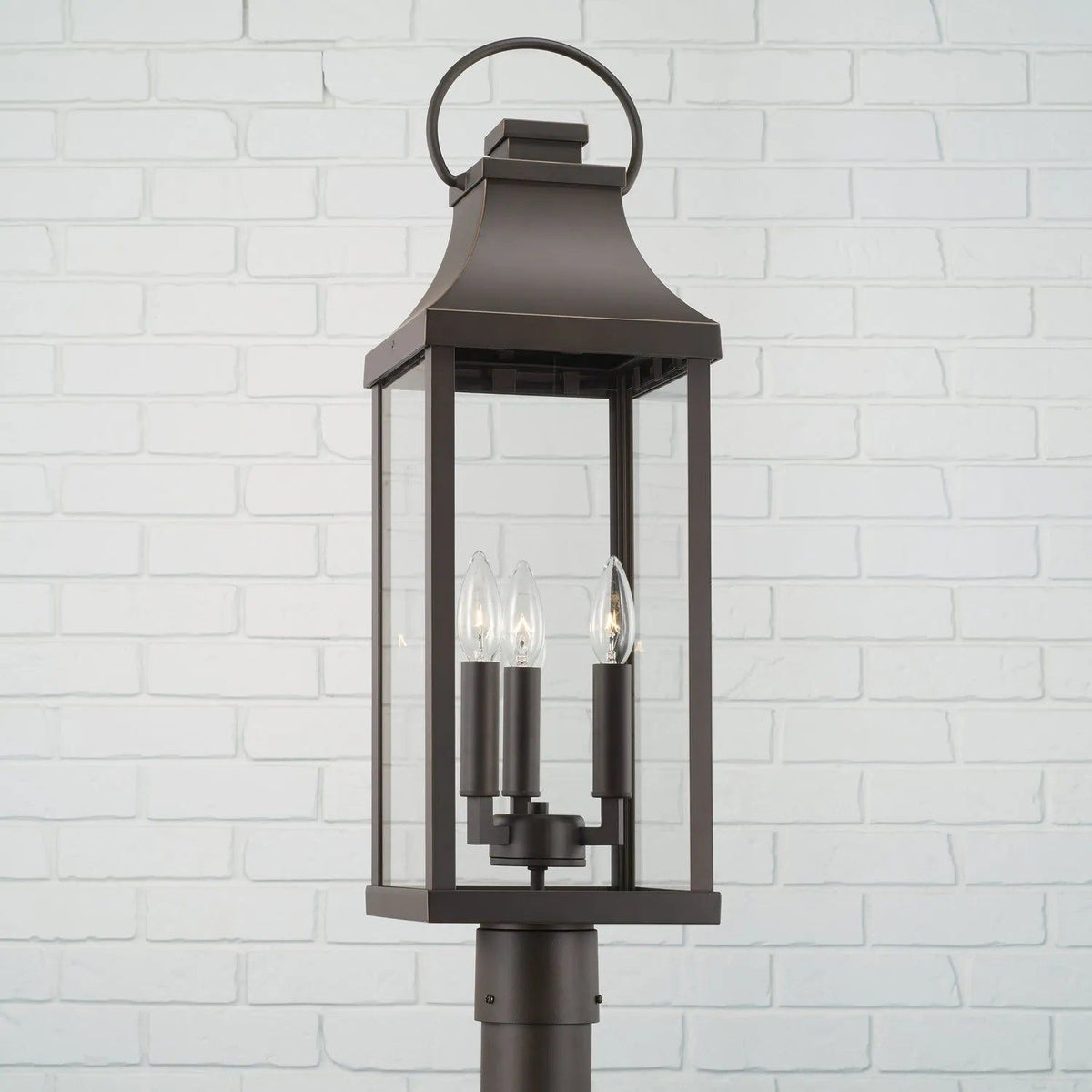 Capital Lighting Fixture Company - Bradford Outdoor Post Lantern - 946432BK | Montreal Lighting & Hardware