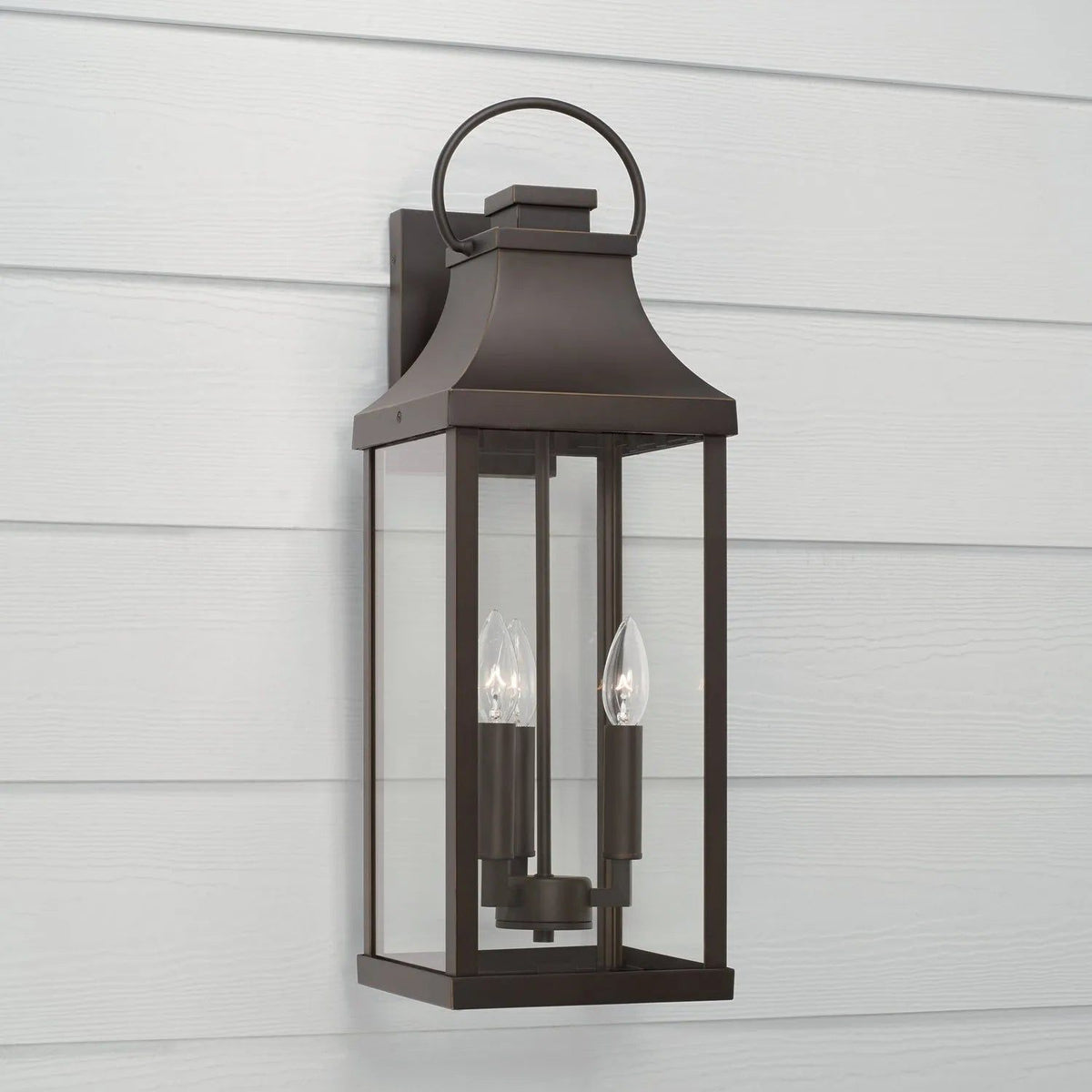 Capital Lighting Fixture Company - Bradford Outdoor Wall Lantern - 946411BK | Montreal Lighting & Hardware