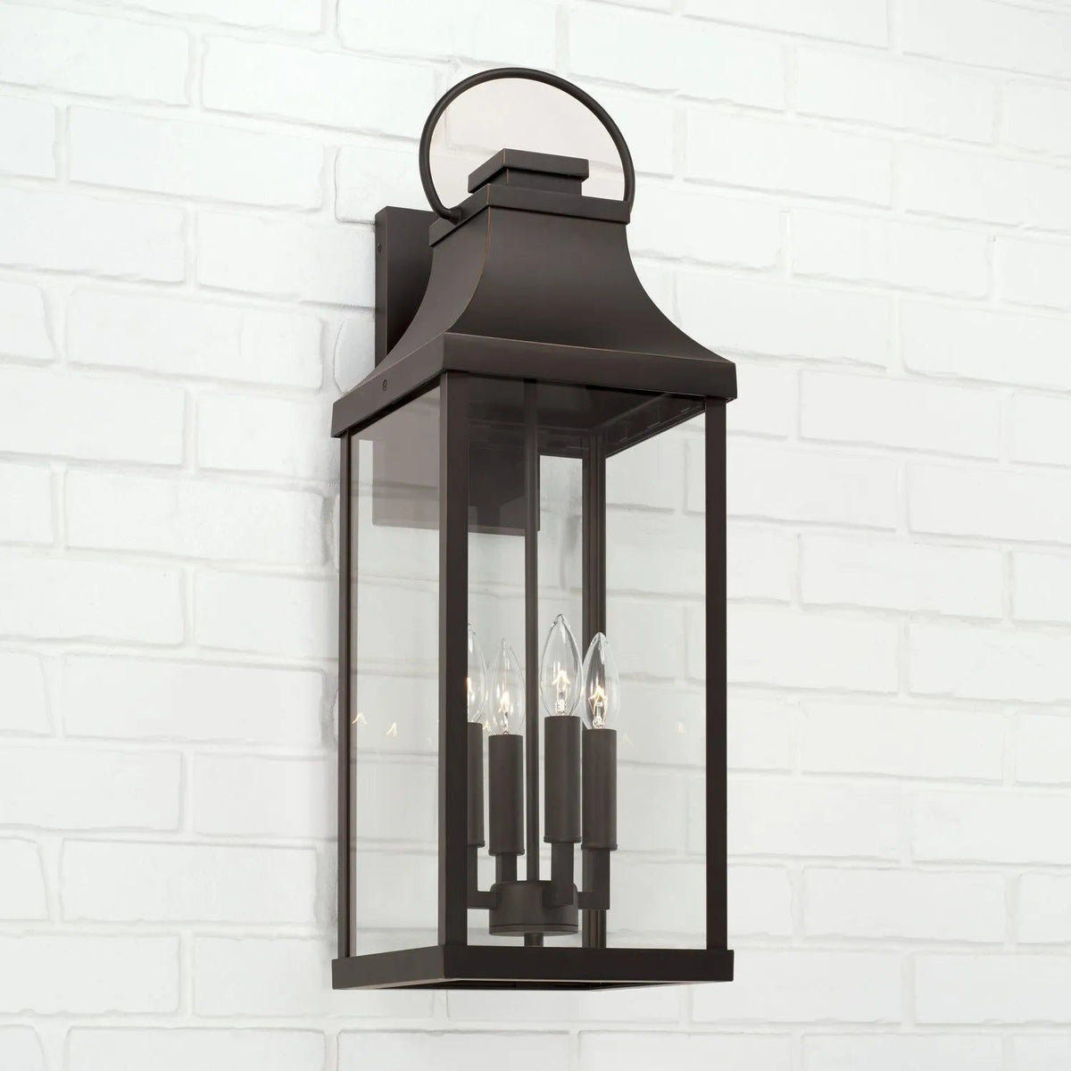 Capital Lighting Fixture Company - Bradford Outdoor Wall Lantern - 946411BK | Montreal Lighting & Hardware