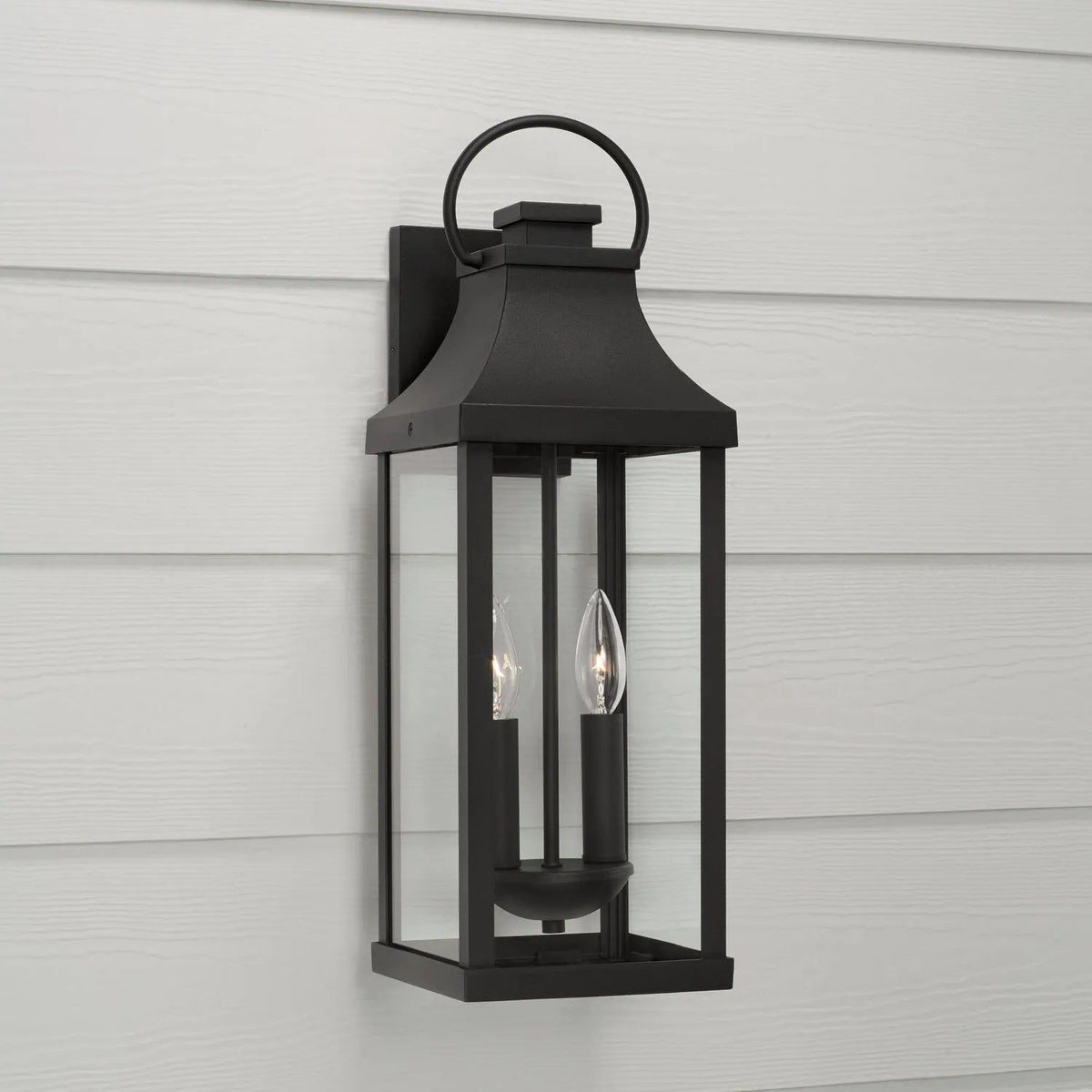 Capital Lighting Fixture Company - Bradford Outdoor Wall Lantern - 946411BK | Montreal Lighting & Hardware