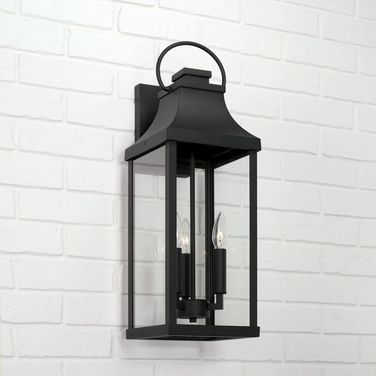 Capital Lighting Fixture Company - Bradford Outdoor Wall Lantern - 946411BK | Montreal Lighting & Hardware