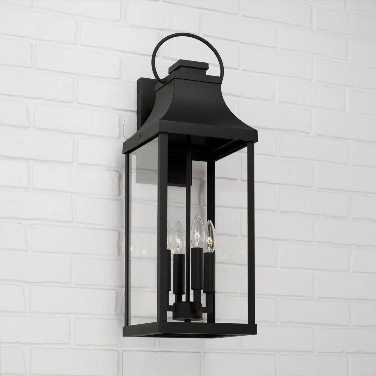 Capital Lighting Fixture Company - Bradford Outdoor Wall Lantern - 946411BK | Montreal Lighting & Hardware