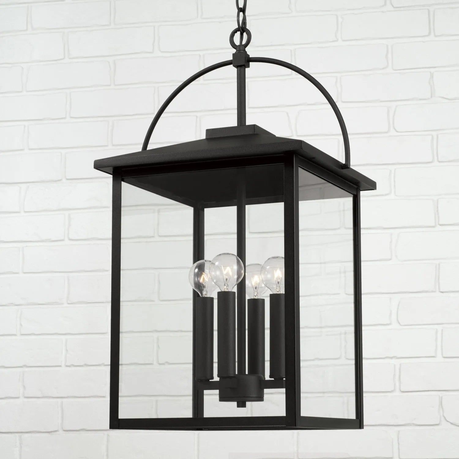 Capital Lighting Fixture Company - Bryson Outdoor Hanging Lantern - 948042BK | Montreal Lighting & Hardware