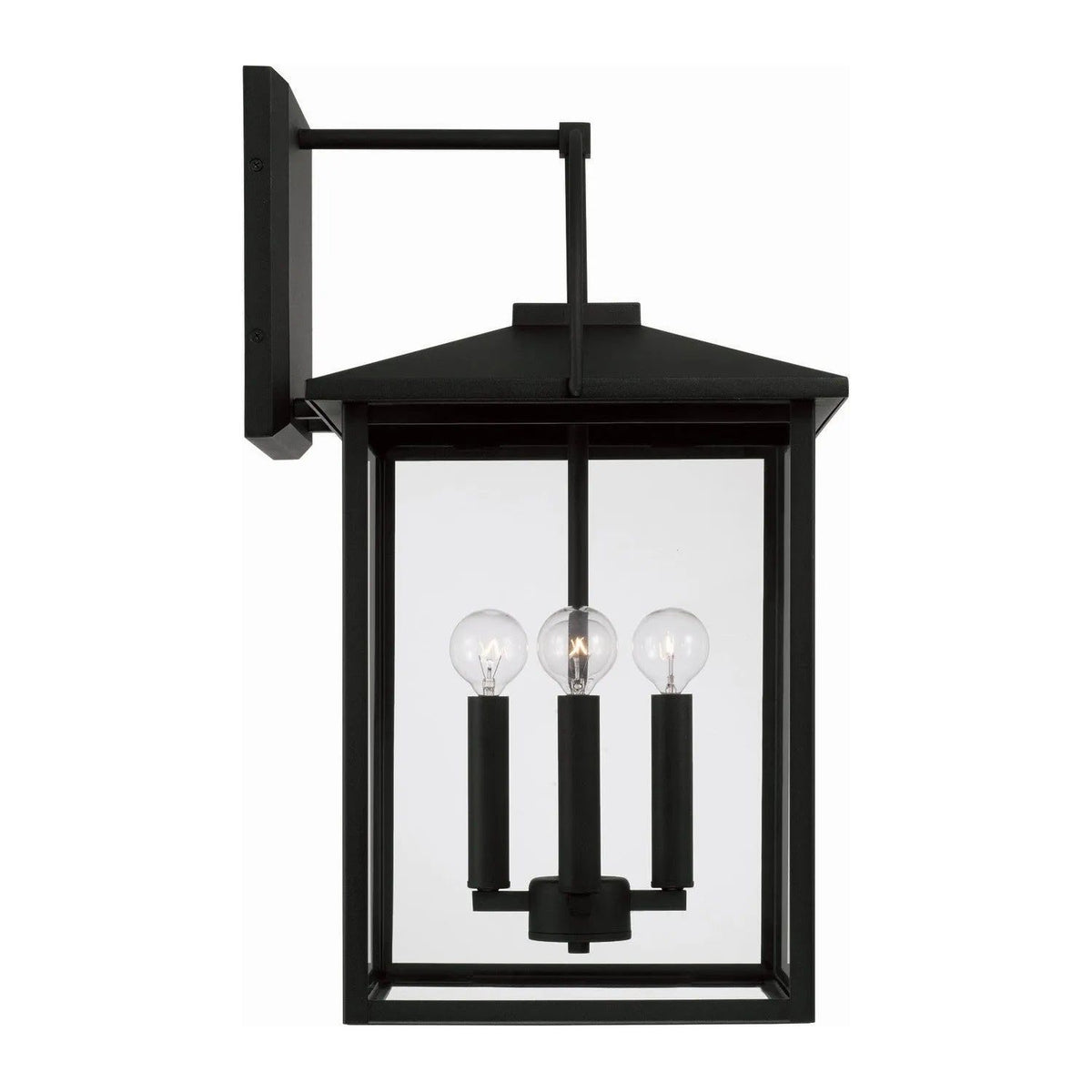 Capital Lighting Fixture Company - Bryson Outdoor Wall Lantern - 948041BK | Montreal Lighting & Hardware