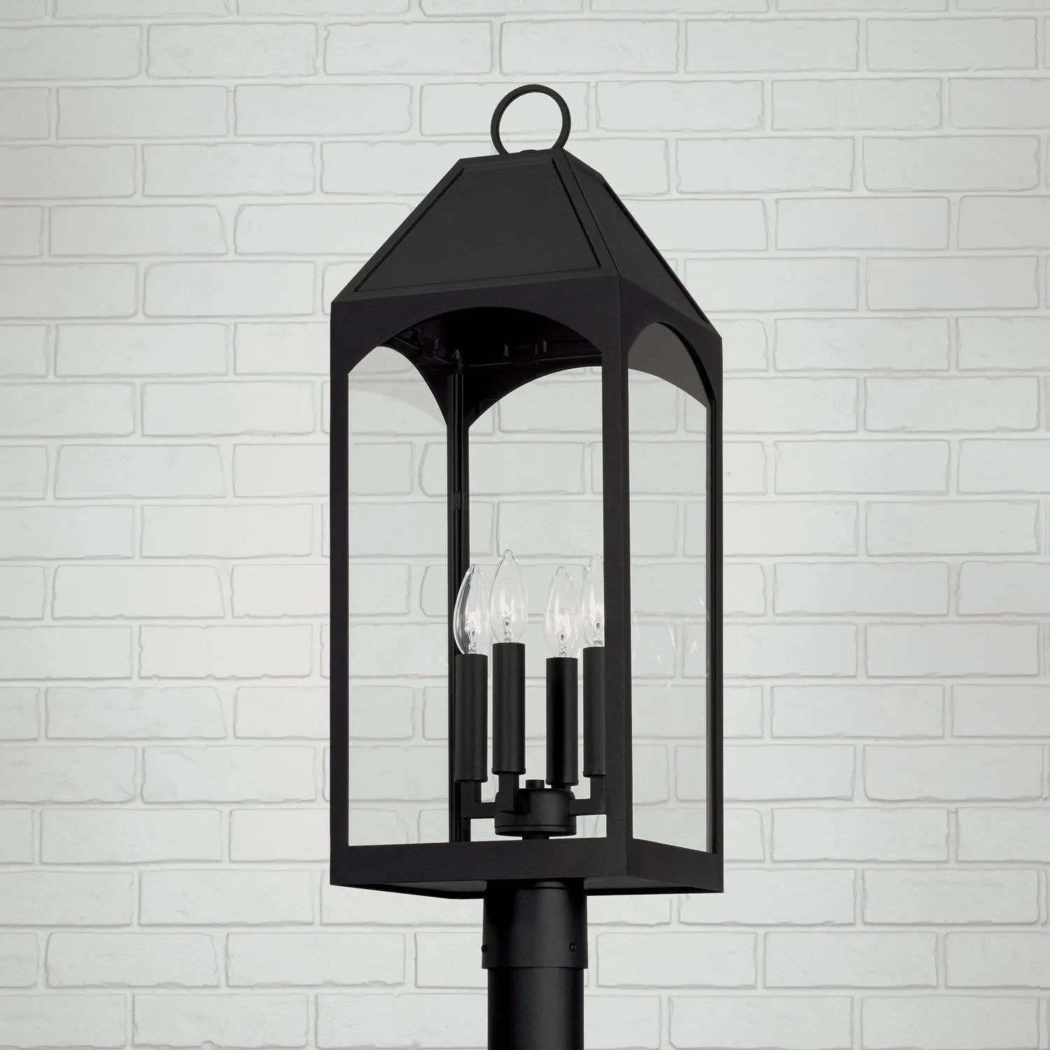 Capital Lighting Fixture Company - Burton Outdoor Post Lantern - 946343BK | Montreal Lighting & Hardware