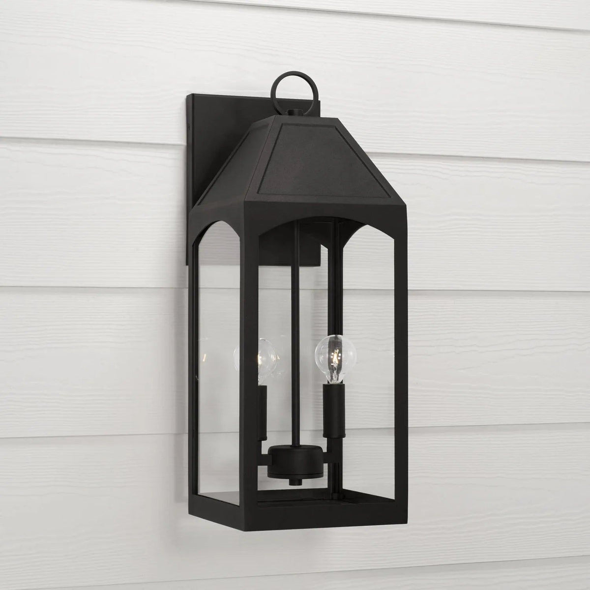 Capital Lighting Fixture Company - Burton Outdoor Wall Lantern - 946311BK | Montreal Lighting & Hardware