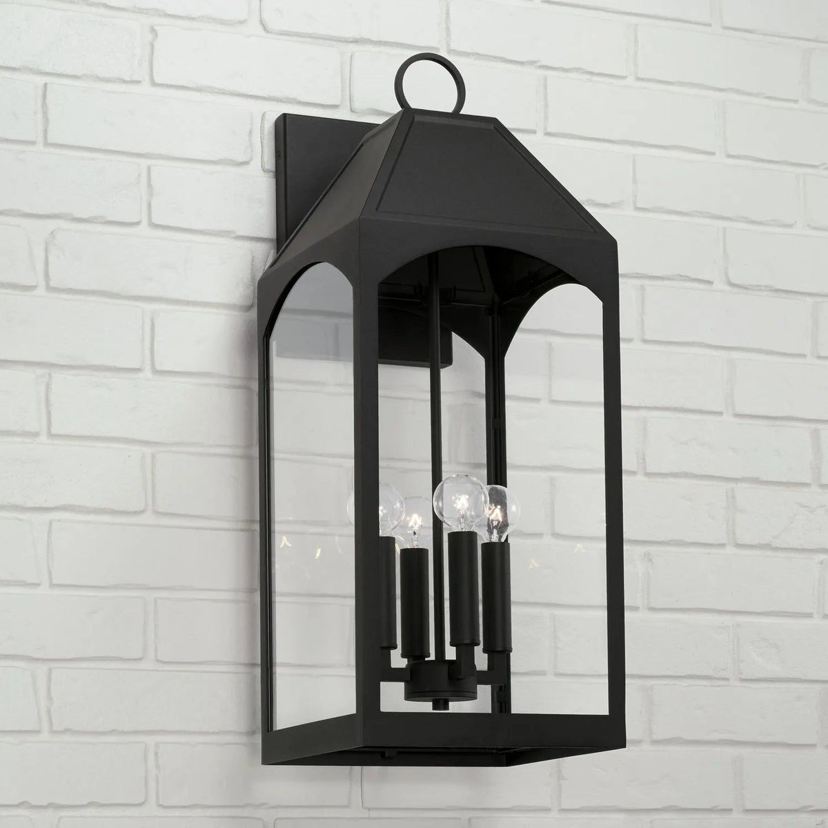 Capital Lighting Fixture Company - Burton Outdoor Wall Lantern - 946311BK | Montreal Lighting & Hardware