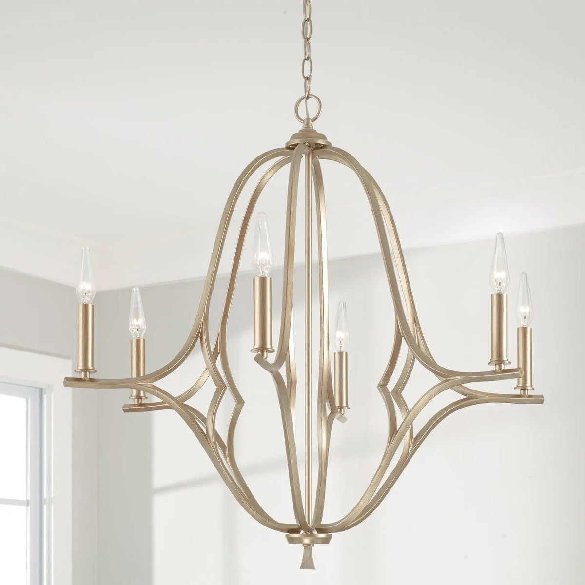 Capital Lighting Fixture Company - Claire Chandelier - 450001BS | Montreal Lighting & Hardware