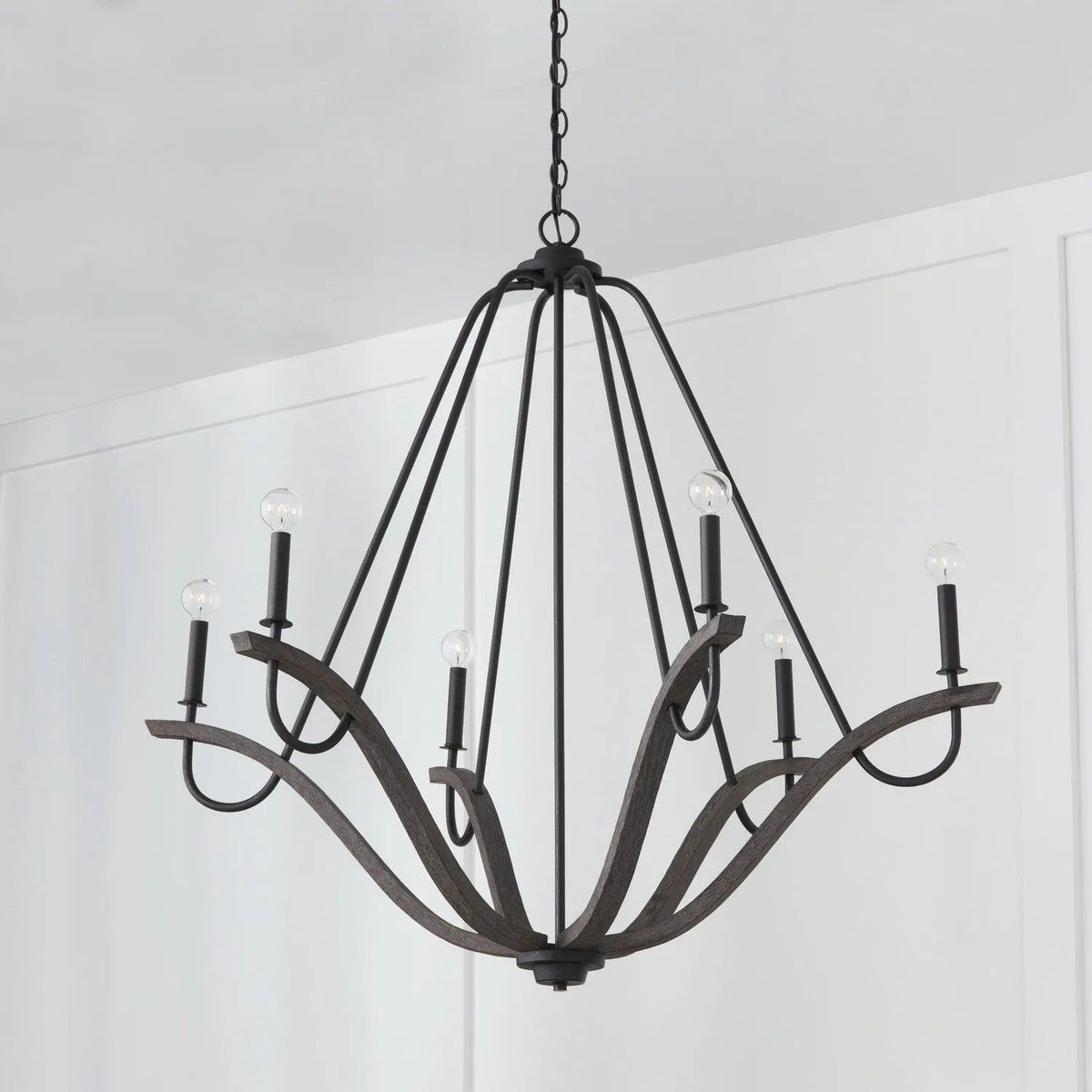 Capital Lighting Fixture Company - Clive Chandelier - 447661CK | Montreal Lighting & Hardware