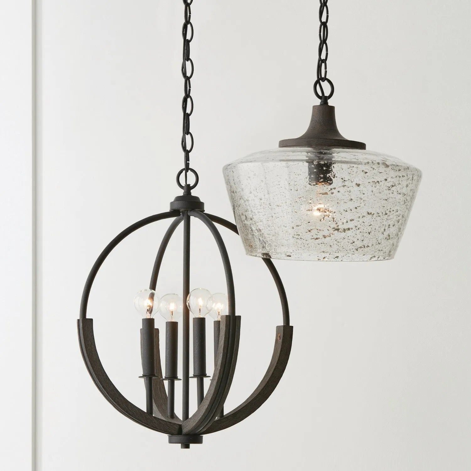 Capital Lighting Fixture Company - Clive Glass Pendant - 347611CK | Montreal Lighting & Hardware