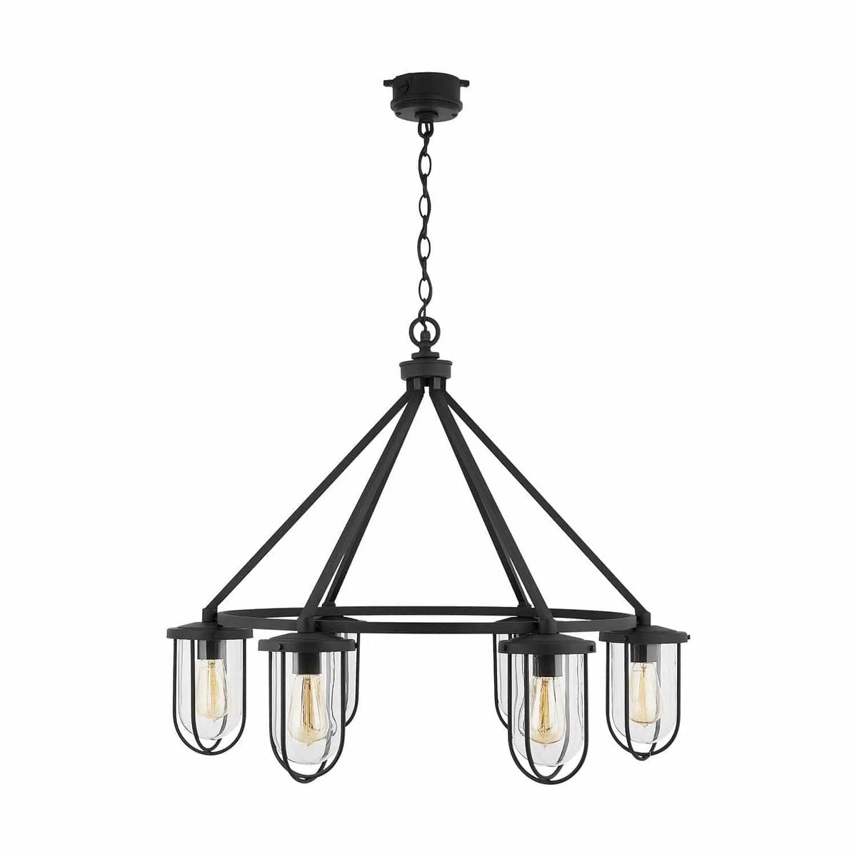 Capital Lighting Fixture Company - Corbin Chandelier - 934261BK | Montreal Lighting & Hardware