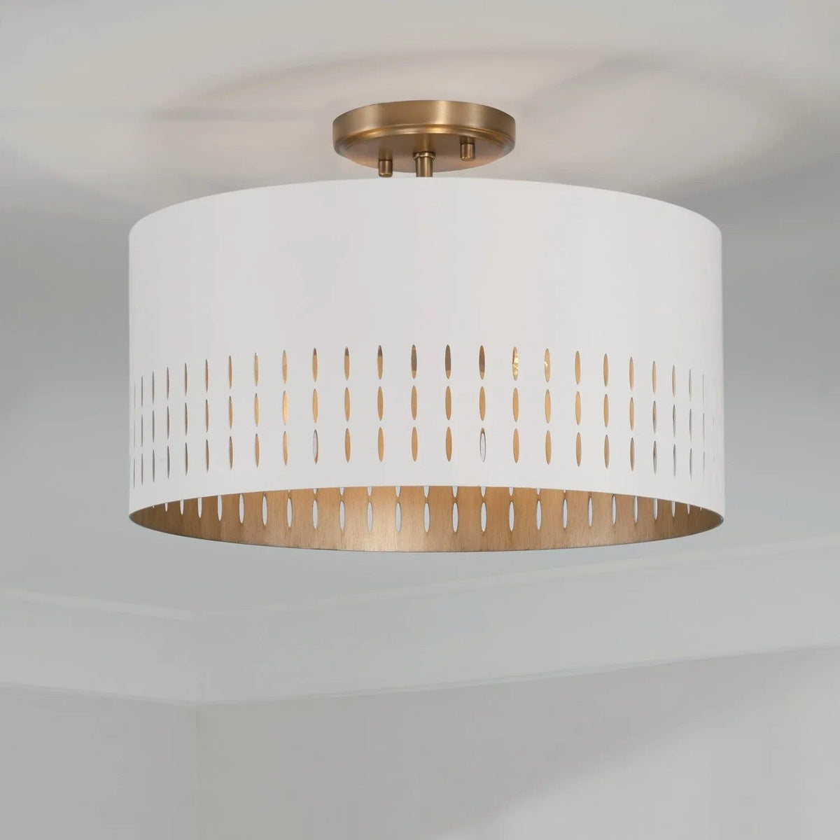 Capital Lighting Fixture Company - Dash Semi-Flush Mount - 250231AW | Montreal Lighting & Hardware