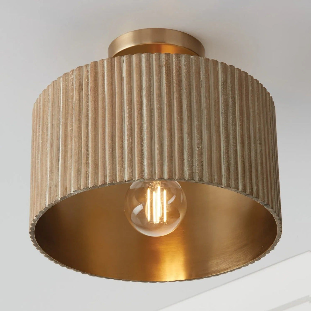 Capital Lighting Fixture Company - Donovan Semi-Flush Mount - 250711KR | Montreal Lighting & Hardware