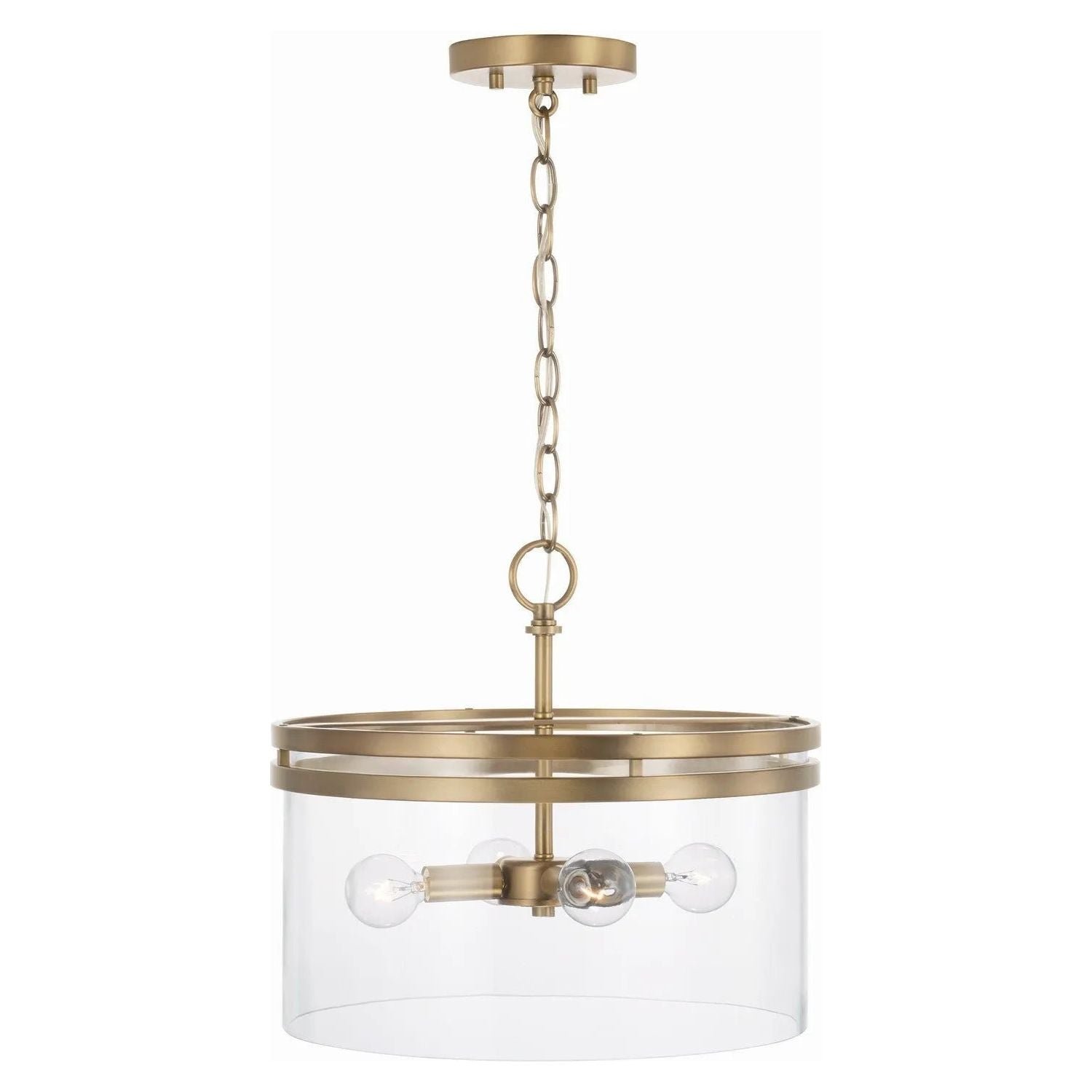 Capital Lighting Fixture Company - Fuller Semi-Flush Mount - 248741AD | Montreal Lighting & Hardware