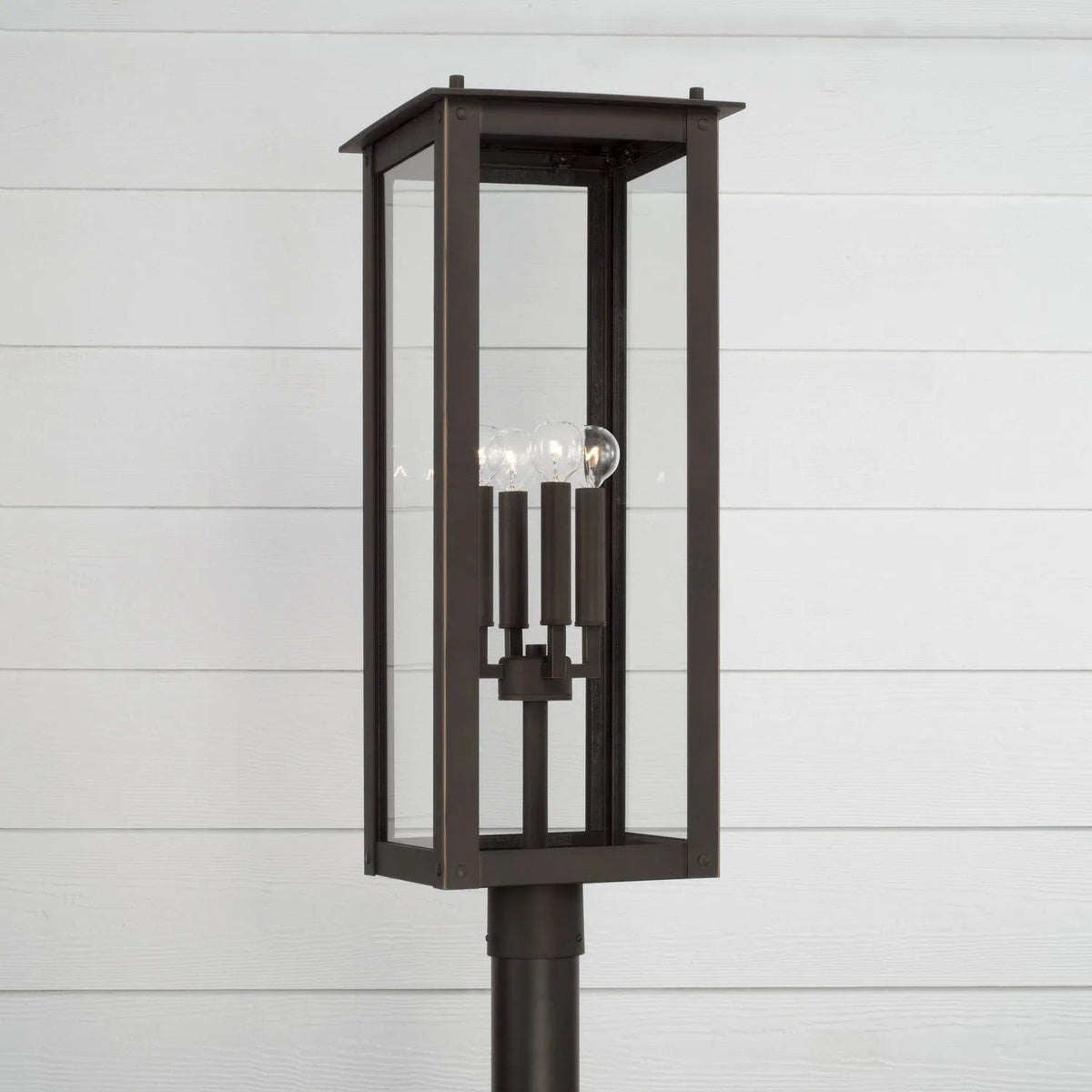 Capital Lighting Fixture Company - Hunt Outdoor Post-Lantern - 934643BK | Montreal Lighting & Hardware