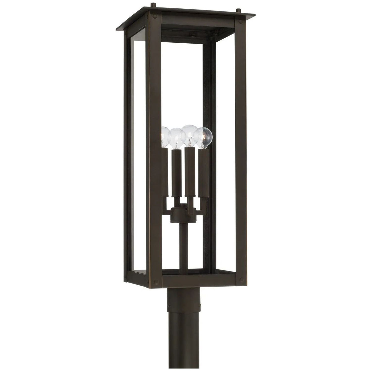 Capital Lighting Fixture Company - Hunt Outdoor Post-Lantern - 934643OZ | Montreal Lighting & Hardware