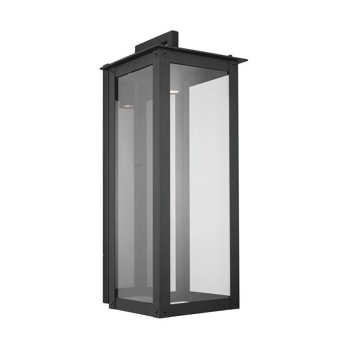 Capital Lighting Fixture Company - Hunt Outdoor Wall Lantern - 934611BK-GL | Montreal Lighting & Hardware