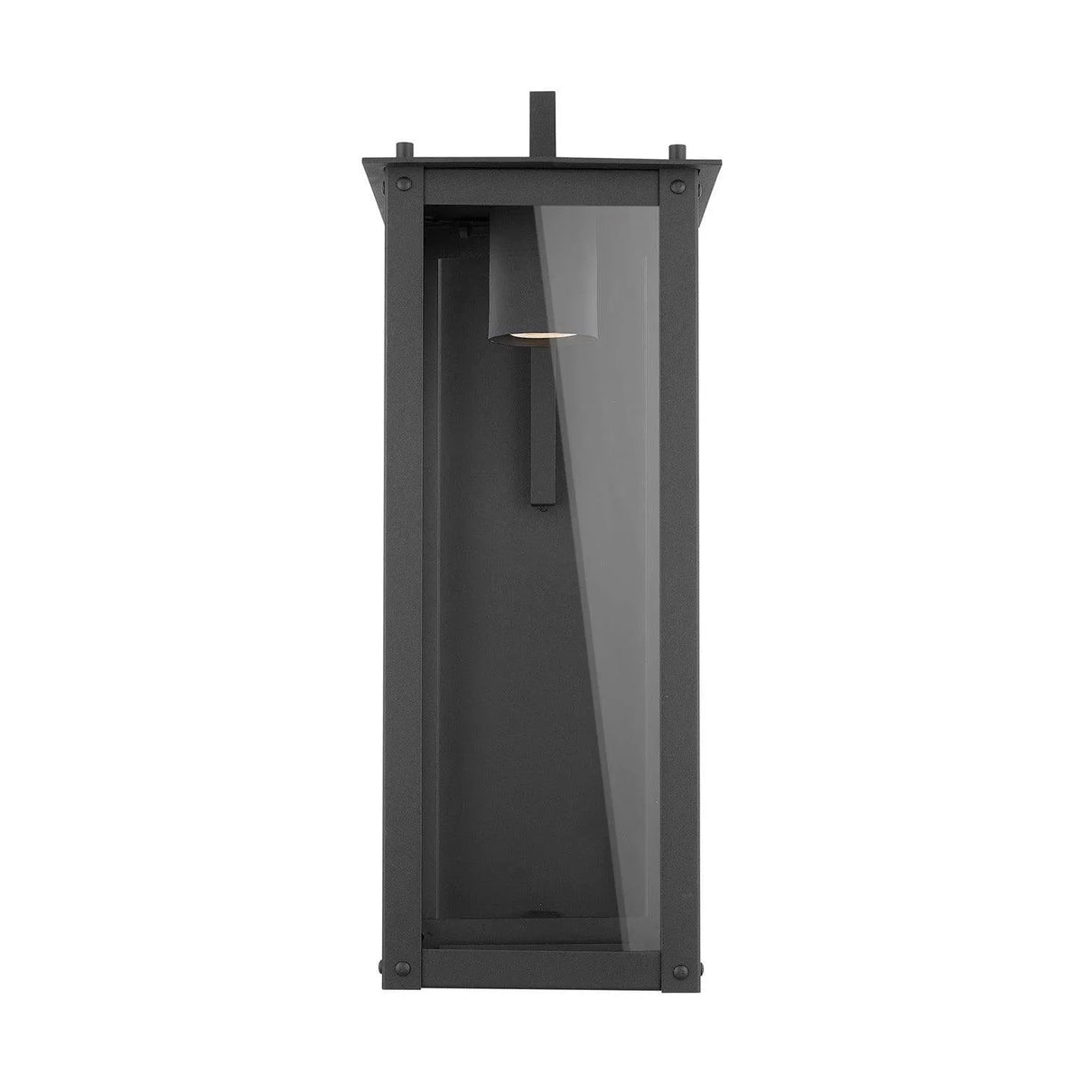 Capital Lighting Fixture Company - Hunt Outdoor Wall Lantern - 934612BK-GL | Montreal Lighting & Hardware