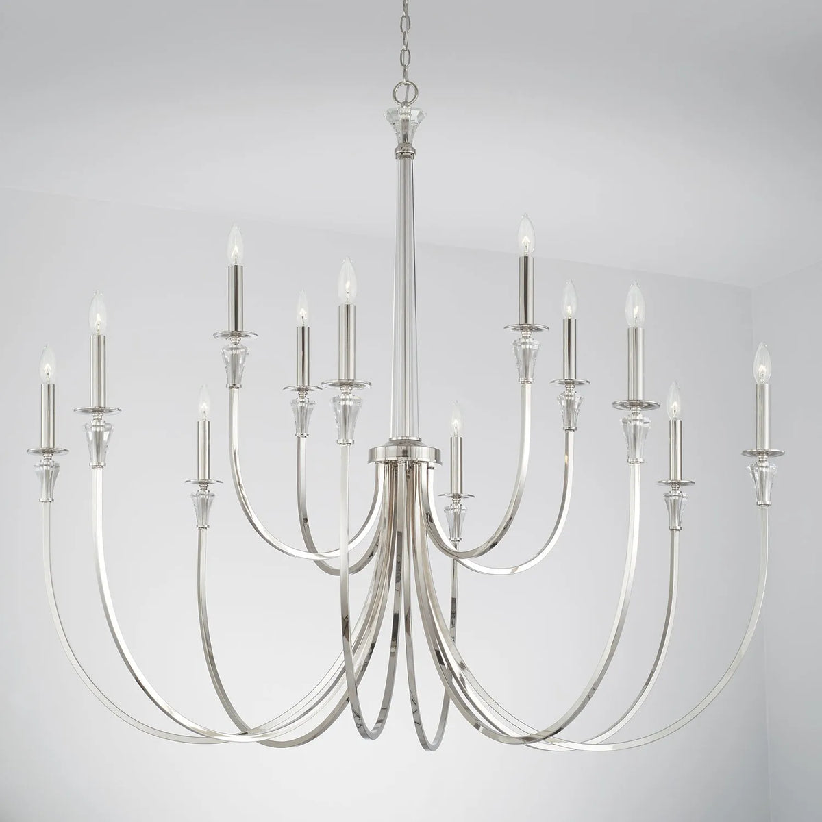 Capital Lighting Fixture Company - Laurent Chandelier - 441801PN | Montreal Lighting & Hardware