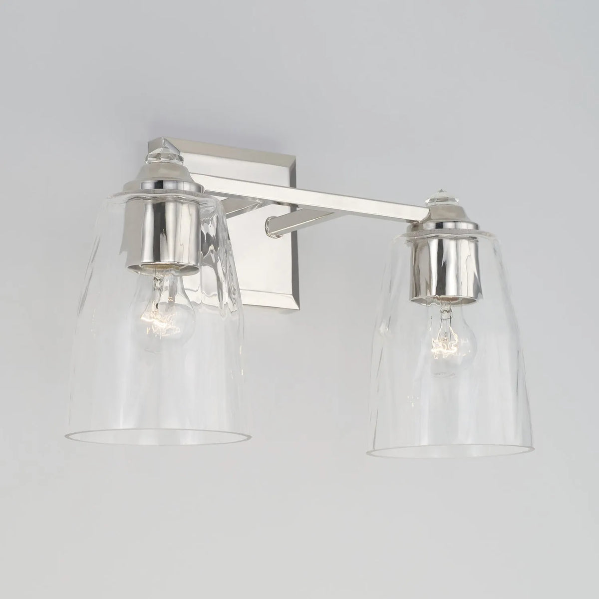 Capital Lighting Fixture Company - Laurent Vanity - 141821PN-509 | Montreal Lighting & Hardware