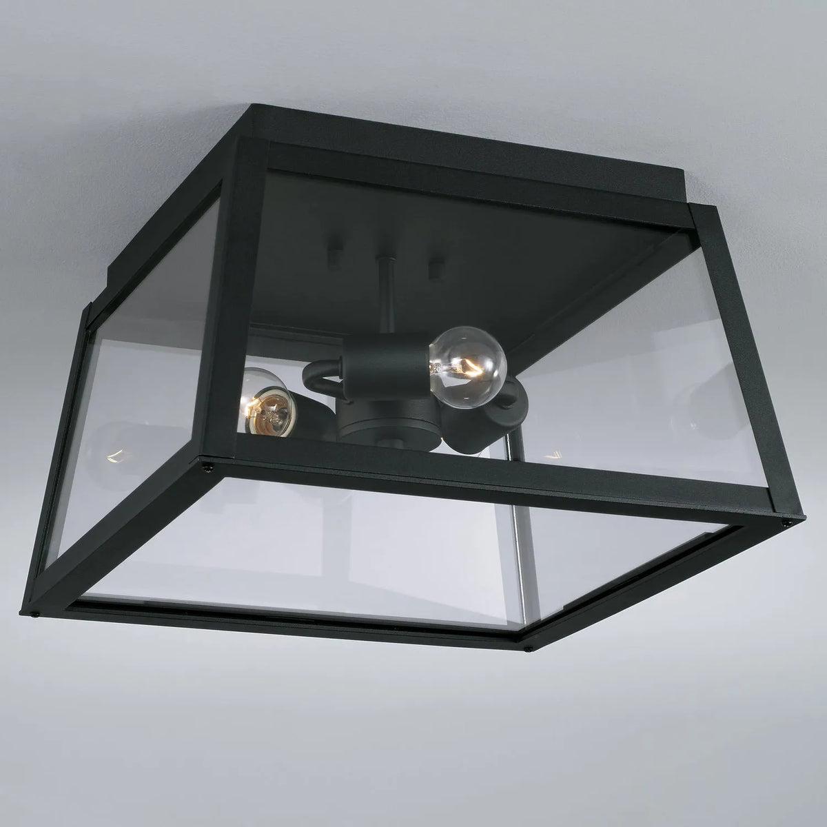 Capital Lighting Fixture Company - Leighton Outdoor Flush Mount - 943736BK | Montreal Lighting & Hardware