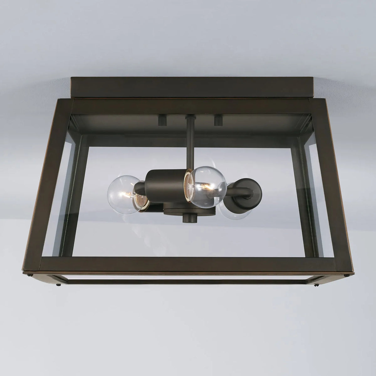 Capital Lighting Fixture Company - Leighton Outdoor Flush Mount - 943736BK | Montreal Lighting & Hardware