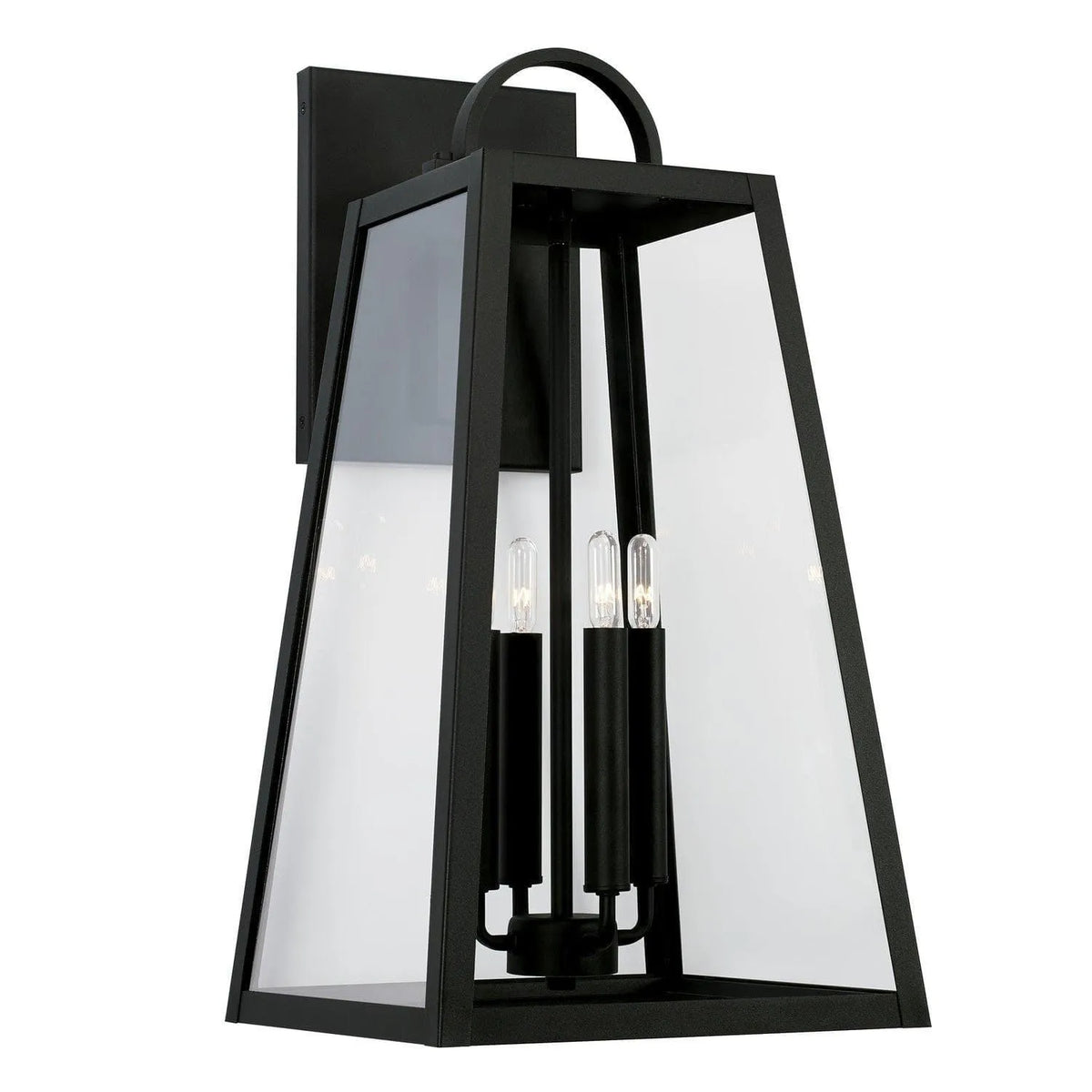 Capital Lighting Fixture Company - Leighton Outdoor Wall Lantern - 943743BK | Montreal Lighting & Hardware