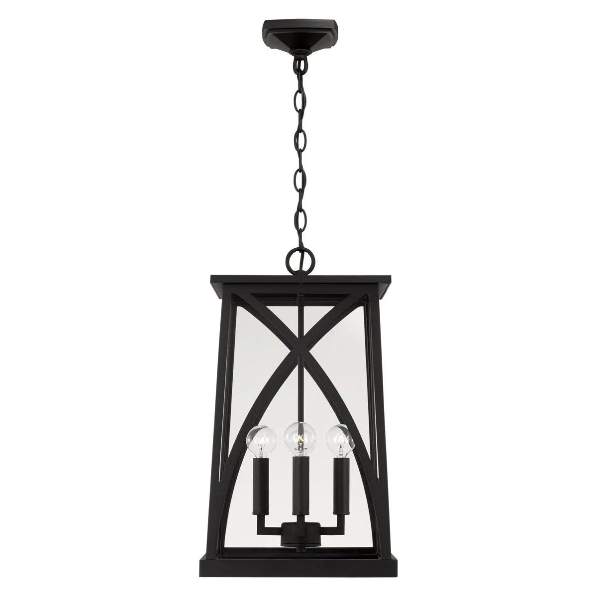 Capital Lighting Fixture Company - Marshall Outdoor Hanging Lantern - 946542BK | Montreal Lighting & Hardware