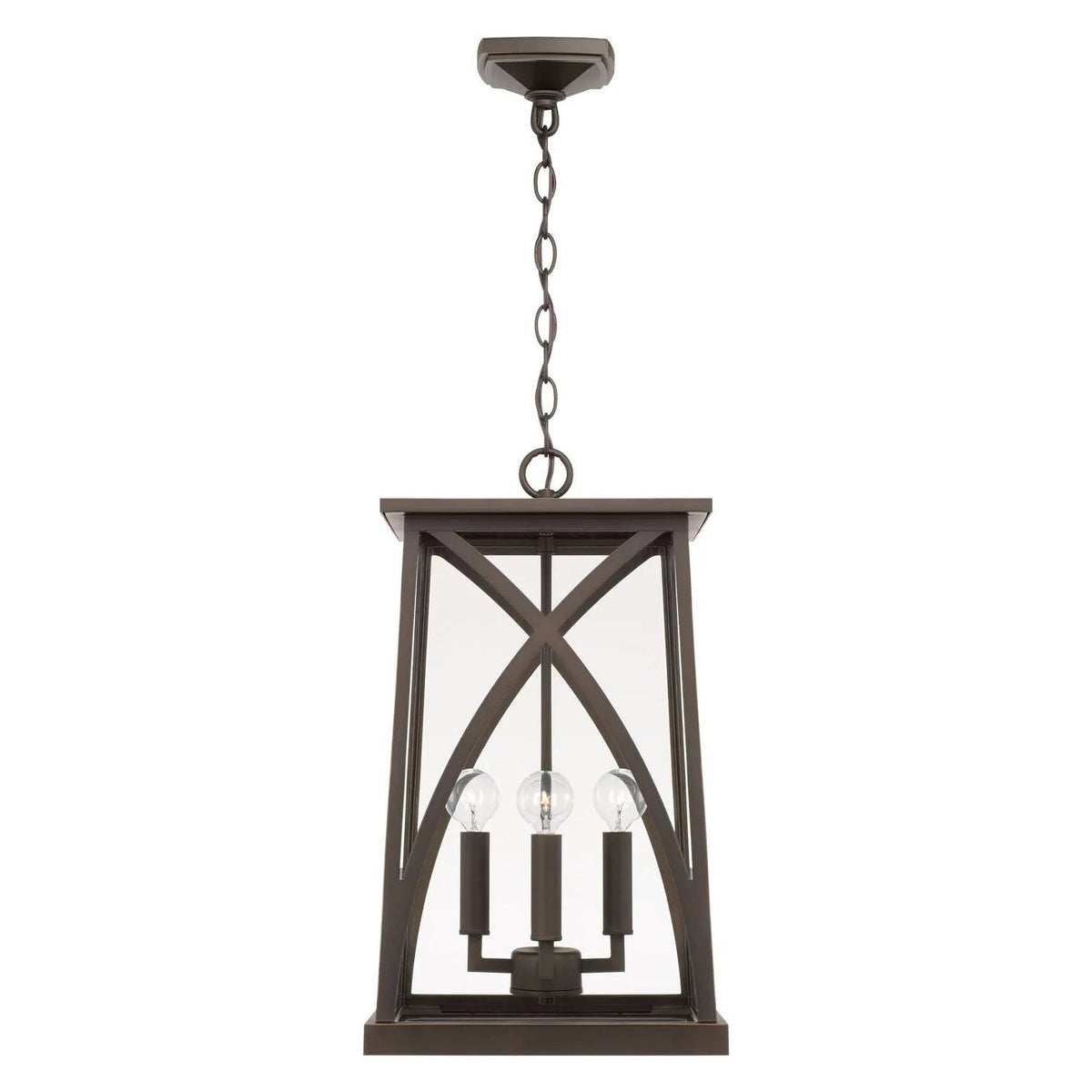 Capital Lighting Fixture Company - Marshall Outdoor Hanging Lantern - 946542BK | Montreal Lighting & Hardware