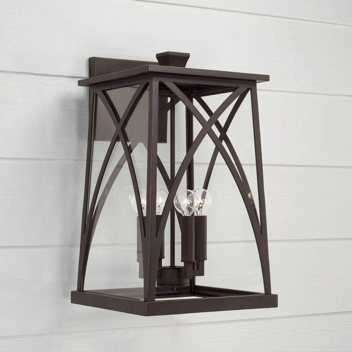 Capital Lighting Fixture Company - Marshall Outdoor Wall Lantern - 946511BK | Montreal Lighting & Hardware