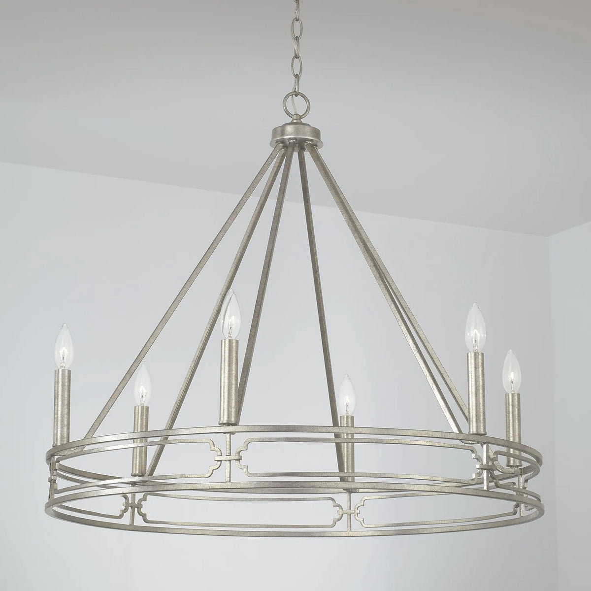 Capital Lighting Fixture Company - Merrick Chandelier - 443461AS | Montreal Lighting & Hardware