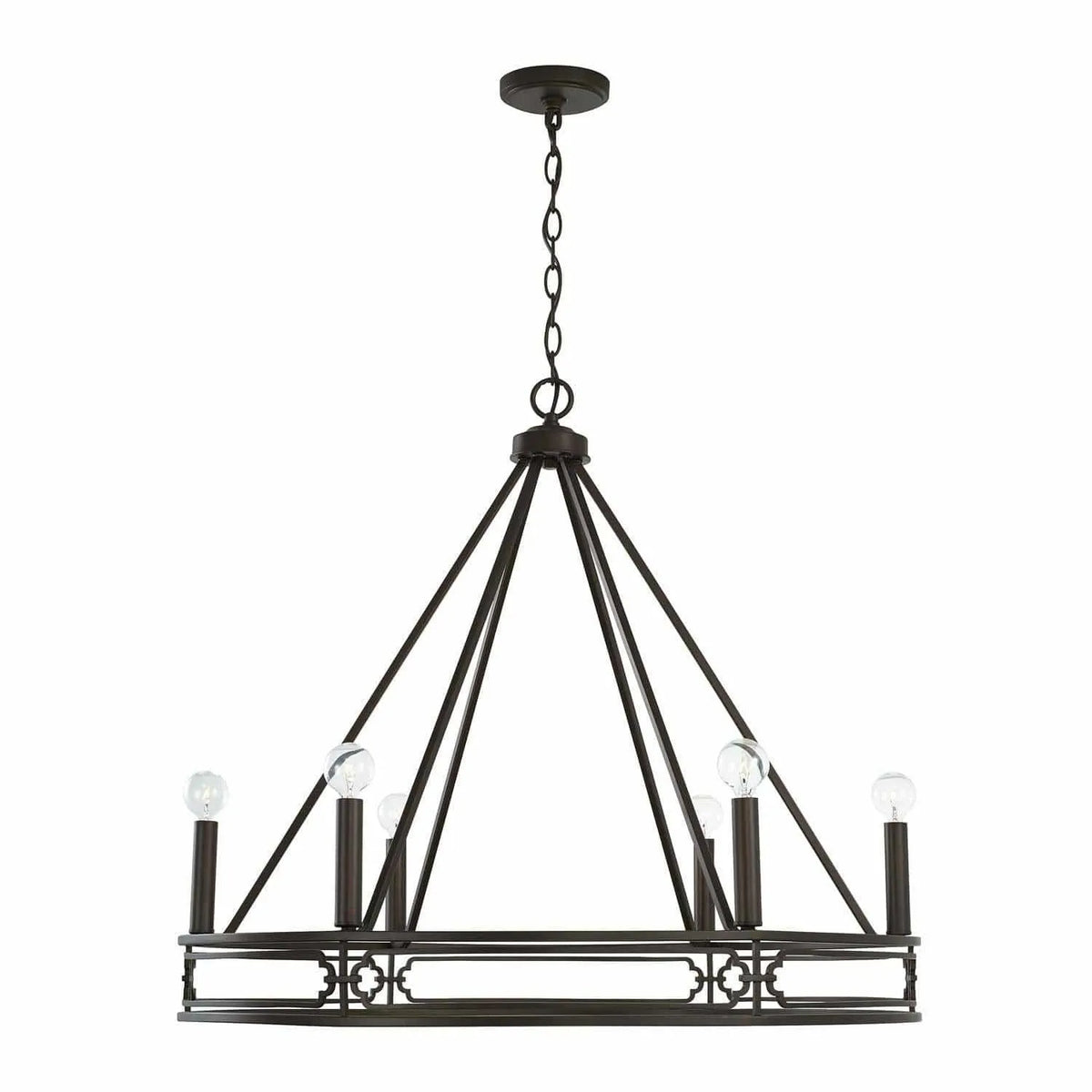 Capital Lighting Fixture Company - Merrick Chandelier - 443461OB | Montreal Lighting & Hardware