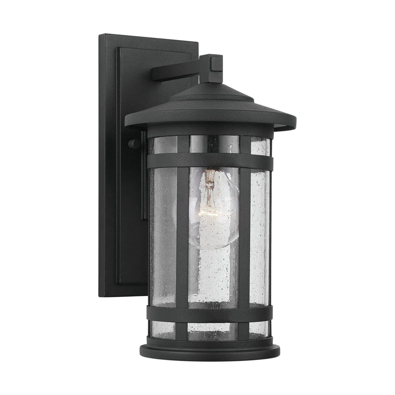 Capital Lighting Fixture Company - Mission Outdoor Wall Lantern - 935511BK | Montreal Lighting & Hardware