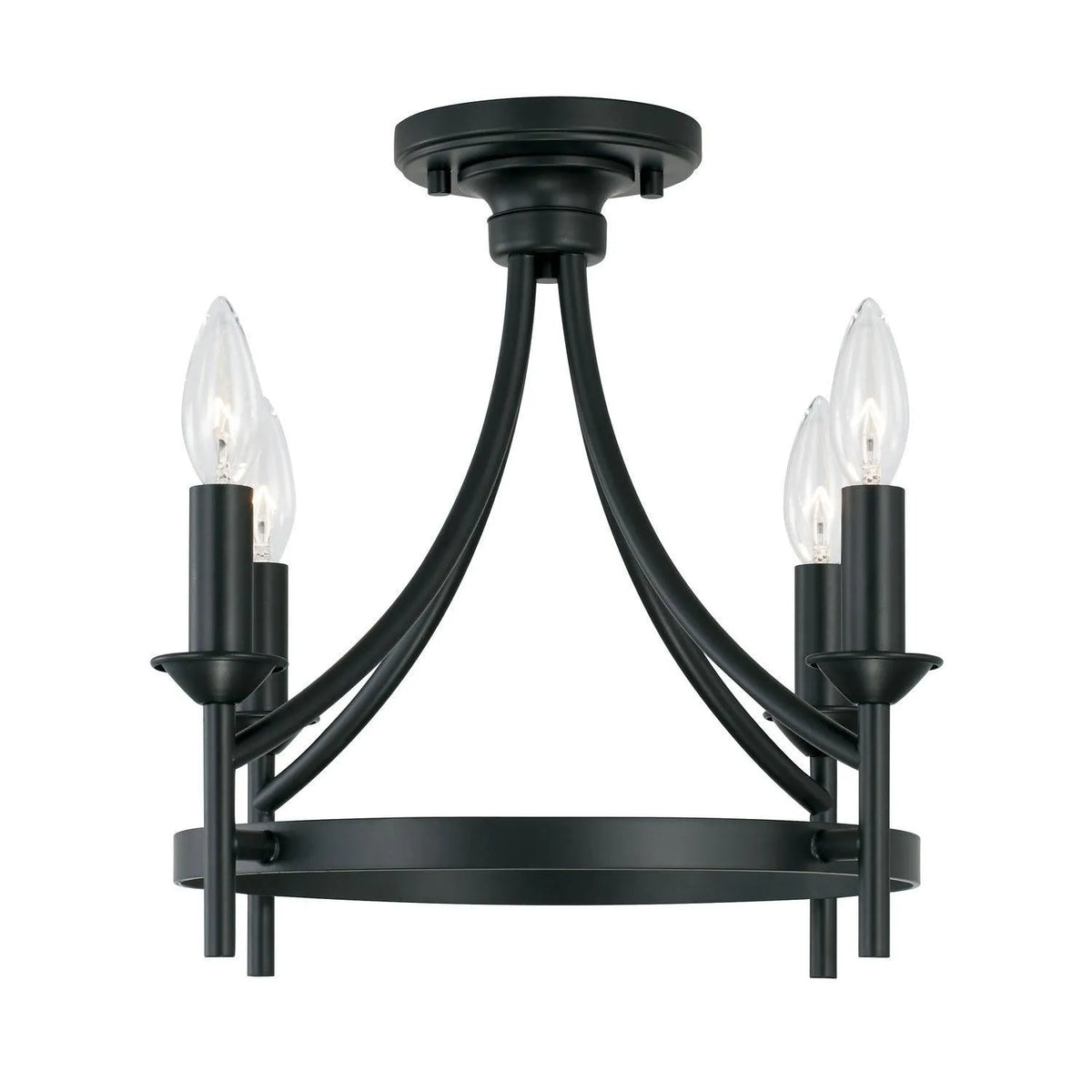 Capital Lighting Fixture Company - Peyton Semi-Flush Mount - 242041MB | Montreal Lighting & Hardware