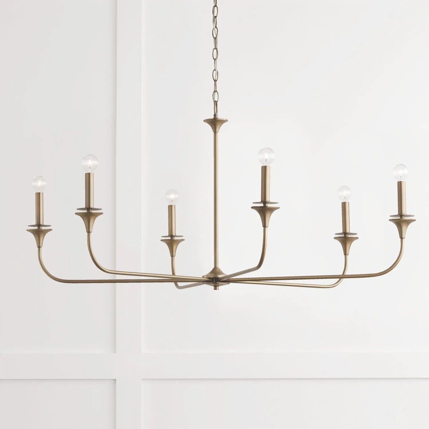 Capital Lighting Fixture Company - Presley Linear Chandelier - 448961AD | Montreal Lighting & Hardware