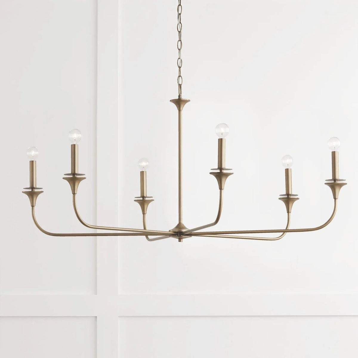 Capital Lighting Fixture Company - Presley Linear Chandelier - 448961AD | Montreal Lighting & Hardware