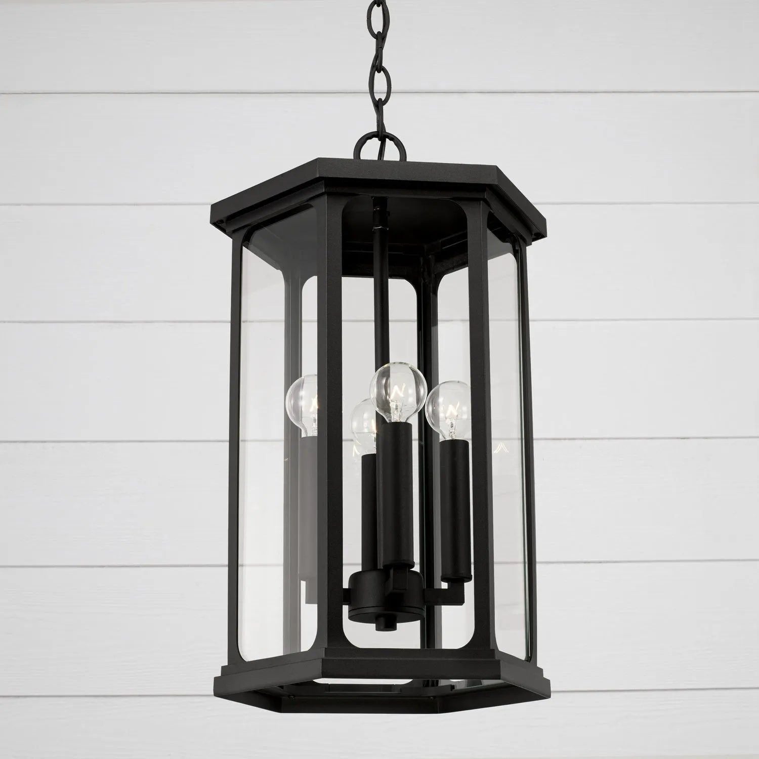 Capital Lighting Fixture Company - Walton Outdoor Hanging Lantern - 946642BK | Montreal Lighting & Hardware