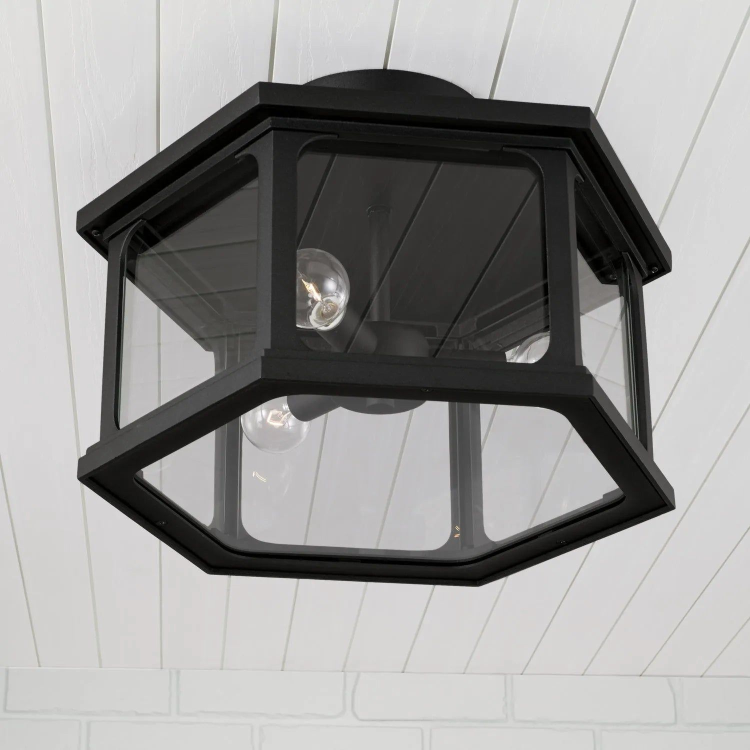 Capital Lighting Fixture Company - Walton Outdoor Semi-Flush Mount - 946632BK | Montreal Lighting & Hardware