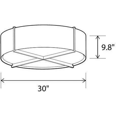 Cerno plura store flush mount