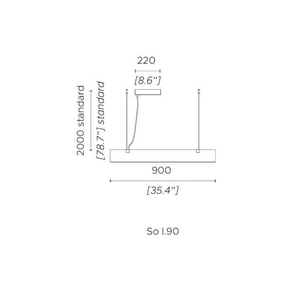 Contardi - Stick So Linear Suspension - ACAM.004525 | Montreal Lighting & Hardware