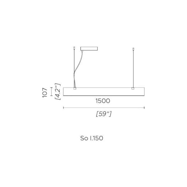 Contardi - Stick So Linear Suspension - ACAM.004525 | Montreal Lighting & Hardware