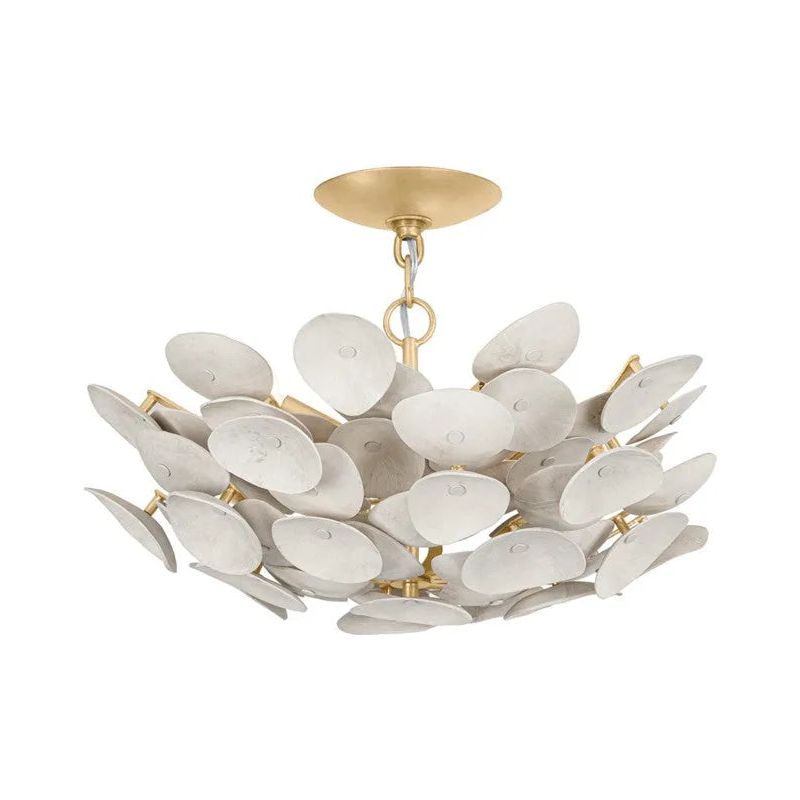 Corbett Lighting - Aimi Semi Flush Mount - 356-21-VGL | Montreal Lighting & Hardware