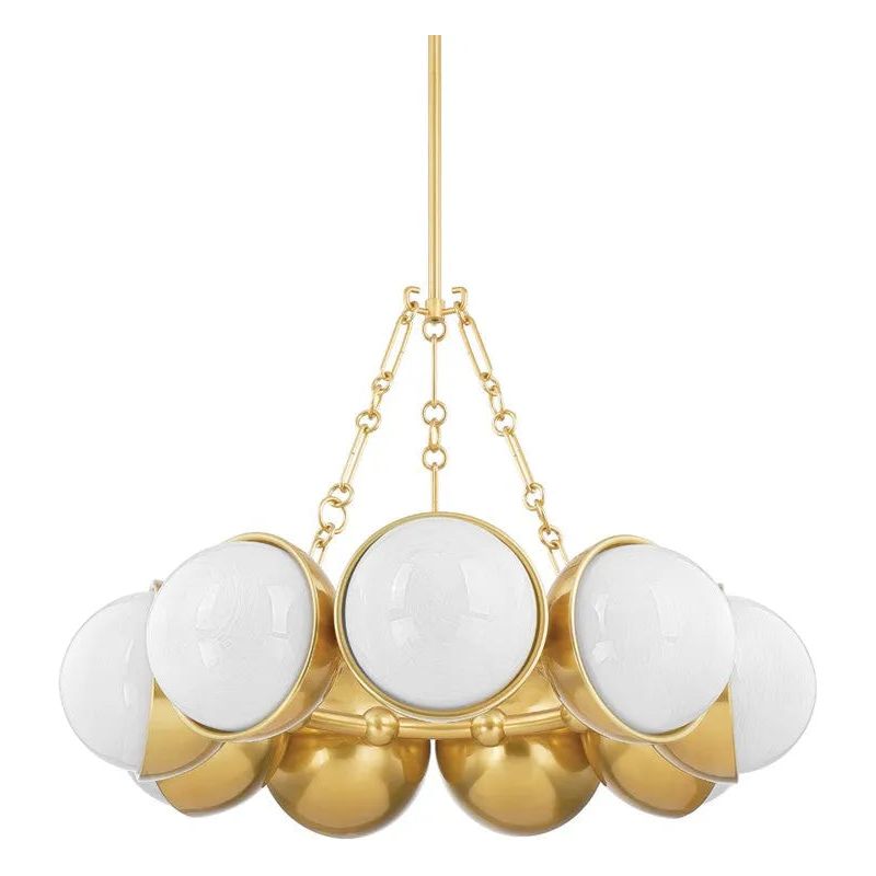 Corbett Lighting - Althea Chandelier - 340-34-VPB | Montreal Lighting & Hardware